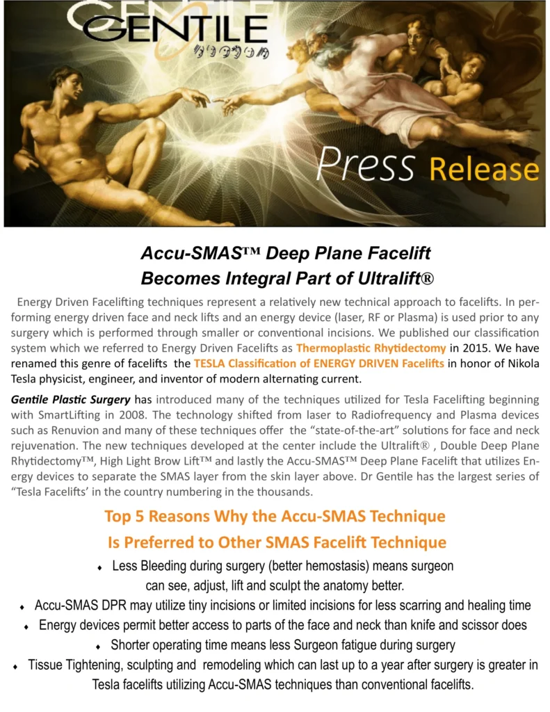 Accu-SMAS™ Deep Plane Facelift press release