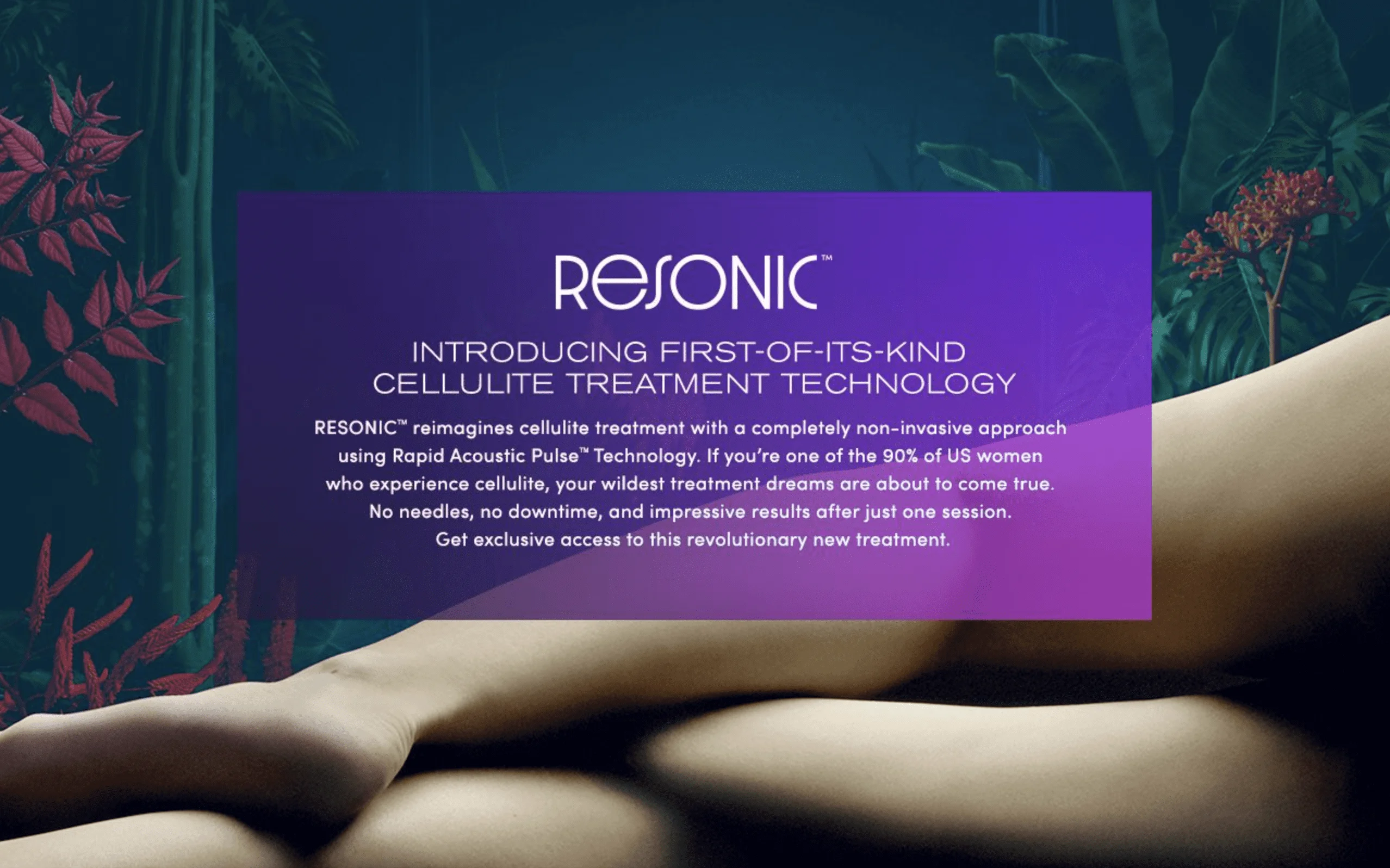 Resonic Cellulite Treatment Press Release | Gentile Facial Plastic