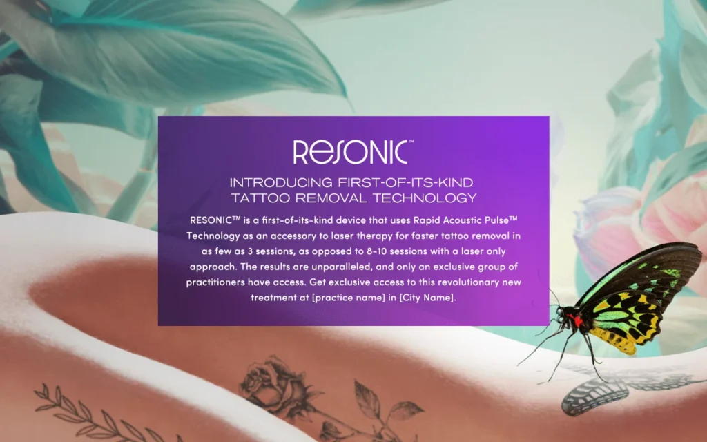 Introducting Resonic Tattoo Removal Technology